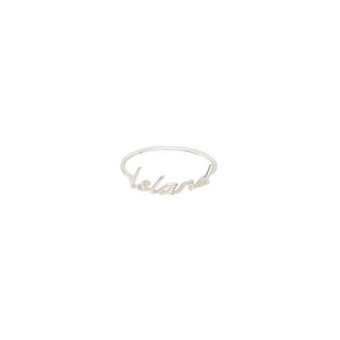 ISLAND RING ZILVER